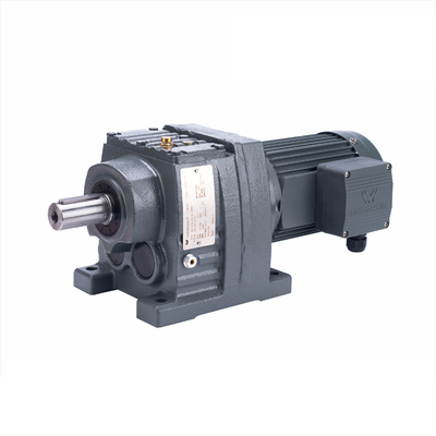 سلسلة R لعلبة التروس الحلزونية Gearmotor Reducer ذات الحمولة العالية وعزم الدوران العالي