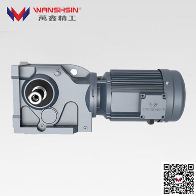 Wanshsin 20CrMnTi Helical Bevel Gear Motor K Series مثبتة بالقدم