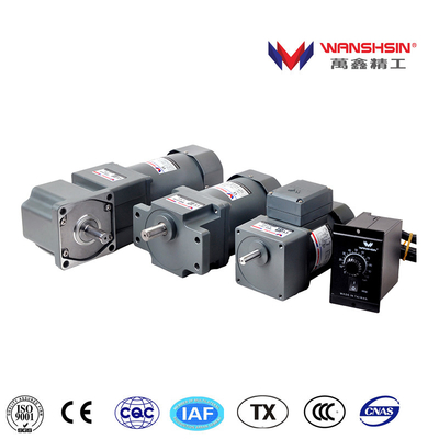 أحادي الطور AC Micro Gear Motor Compact Gear Motor مع وحدة تحكم في السرعة