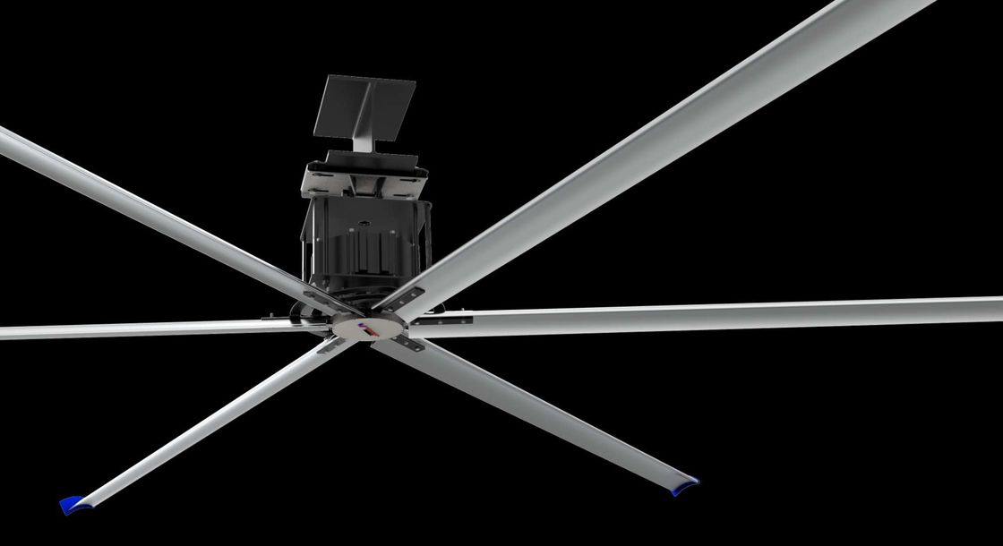 حجم الهواء 14500 م 3 / دقيقة 1.5 كيلوواط مراوح صناعية HVLS نوع الدفع المباشر