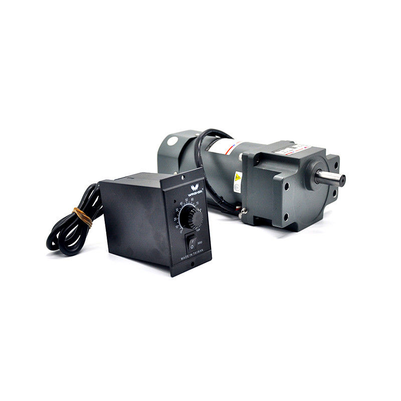 Micro Motor AC 60W محرك تروس أحادي الطور مع وحدة تحكم في السرعة وعلبة تروس بزاوية قائمة